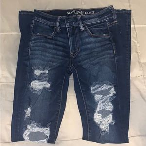 American eagle ripped jeans